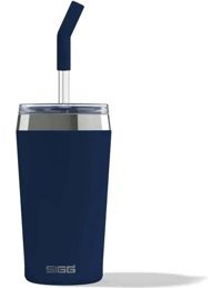 Sigg 6015.00 Helia Çelik 400 ml Pipetli Outdoor Bardak Termos Mavi