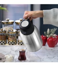 Penguen 1250XS Çelik 2.5 lt Matara Termos Gümüş