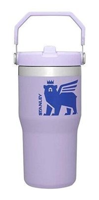 Stanley The Iceflow Flip Straw Paslanmaz Çelik 550 ml Pipetli Outdoor Bardak Termos Lila