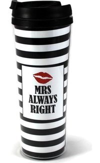Modaroma Mrs Right Plastik 380 ml Outdoor Bardak Termos Çok Renkli