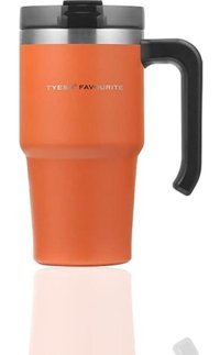 Tyeso Maxus Paslanmaz Çelik 600 ml Pipetli Outdoor Matara Termos Turuncu