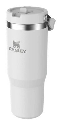 Stanley The Iceflow Flip Straw Paslanmaz Çelik 887 ml Outdoor Bardak Termos Beyaz