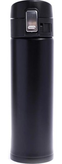 Vuki Paslanmaz Çelik 500 ml Outdoor Matara Termos Siyah