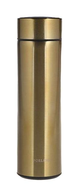 Porland Bupro Paslanmaz Çelik 500 ml Outdoor Matara Termos Gold