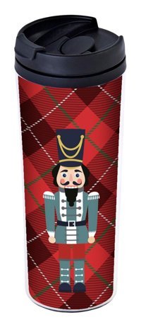 Allmug Nutcracker Plastik 380 ml Outdoor Matara Termos Kırmızı