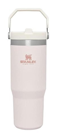 Stanley The Iceflow Flip Straw Paslanmaz Çelik 890 ml Pipetli Outdoor Bardak Termos Açık Pembe