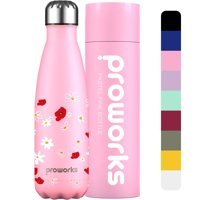 Proworks Paslanmaz Çelik 350 ml Outdoor Matara Termos Pembe