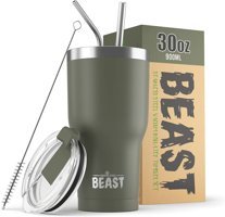 Greens Steel Beast Paslanmaz Çelik 900 ml Pipetli Outdoor Bardak Termos Yeşil