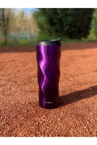 Le Murano Cırcular Çelik 500 ml Outdoor Matara Termos Mor