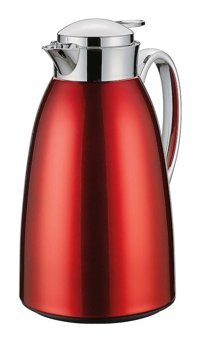 Cilio Venezia - 543940 Paslanmaz Çelik 1 lt Çaydanlık Termos Kırmızı