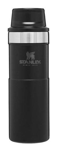 Stanley Classic Trigger-Action Paslanmaz Çelik 470 ml Outdoor Matara Termos Siyah