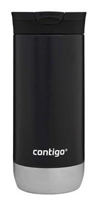 Contigo Huron Pro SnapSeal Paslanmaz Çelik 470 ml Outdoor Matara Termos Siyah