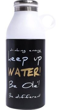 Vuki Paslanmaz Çelik 380 ml Outdoor Matara Termos Siyah