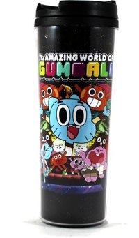 Modaroma Amazing World Of Gumball Plastik 380 ml Outdoor Bardak Termos Çok Renkli