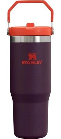 Stanley The Iceflow Flip Straw Paslanmaz Çelik 890 ml Pipetli Outdoor Bardak Termos Mor