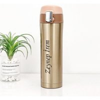 Nrd Life Kişiye Özel Çelik 450 ml Outdoor Matara Termos Altın