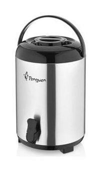 Penguen 1295C Çelik 5 lt Çaydanlık Termos Gümüş