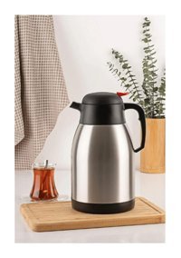 Penguen 1150P Çelik 5 lt Çaydanlık Termos Gümüş
