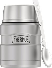 Thermos Paslanmaz Çelik 470 ml Outdoor Yemek Termos Gri