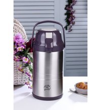 Cooker CKR 2008 Paslanmaz Çelik 3.5 lt Çaydanlık Termos Mor