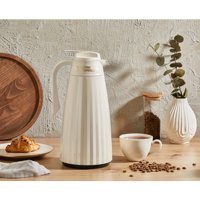 Star Termos STE-6162 Paslanmaz Çelik 5 lt Çaydanlık Termos Krem