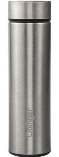 Odinger Geon Metal - Paslanmaz Çelik 350 ml Outdoor Matara Termos Krom