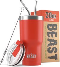 Greens Steel Beast Paslanmaz Çelik 550 ml Pipetli Outdoor Bardak Termos Turuncu
