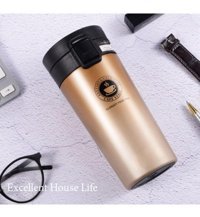 Excellent House Life Paslanmaz Çelik 380 ml Outdoor Matara Termos Gold