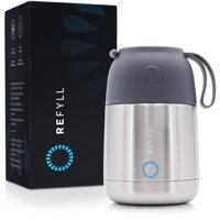 Refyll FoodFyll Paslanmaz Çelik 450 ml Outdoor Yemek Termos Gümüş