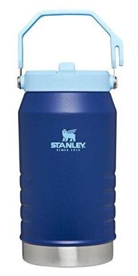 Stanley The Iceflow Flip Straw Paslanmaz Çelik 1.9 lt Pipetli Outdoor Matara Termos Lacivert
