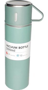 By Timur Sus 304 Paslanmaz Çelik 500 ml Outdoor Matara Termos Su Yeşili