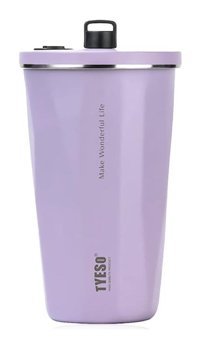 Tyeso Crush Tumbler Paslanmaz Çelik 600 ml Outdoor Matara Termos Mor