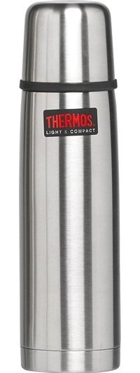 Thermos Light & Compact Paslanmaz Çelik 1 lt Outdoor Matara Termos Gümüş