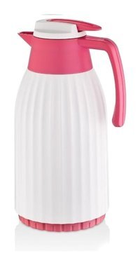 Penguen 7002 Cam 3 lt Çaydanlık Termos Pembe