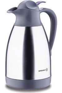Korkmaz Satina Paslanmaz Çelik 1.5 lt Çaydanlık Termos Gümüş