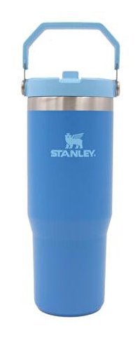 Stanley The Iceflow Flip Straw Paslanmaz Çelik 890 ml Pipetli Outdoor Matara Termos Mavi