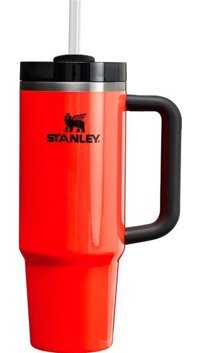 Stanley Neon Quencher H2.0 Flowstate Paslanmaz Çelik 890 ml Pipetli Outdoor Bardak Termos Turuncu