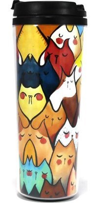 Modaroma Plastik 380 ml Outdoor Bardak Termos Çok Renkli