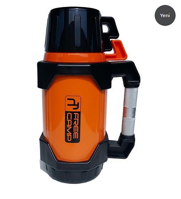 Freecamp G-Tech Paslanmaz Çelik 1.5 lt Outdoor Matara Termos Turuncu