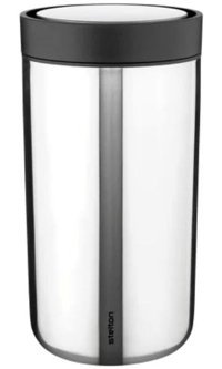 Stelton To Go Click Mug Çelik 200 ml Outdoor Bardak Termos Gümüş