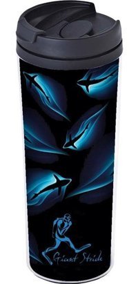 Giant Stride Shark Plastik 550 ml Matara Termos Siyah