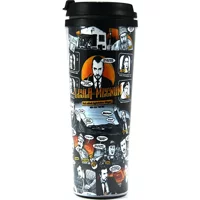 Modaroma Leyla ile Mecnun Plastik 380 ml Outdoor Bardak Termos Çok Renkli