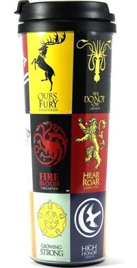 Modaroma Game Of Thrones Plastik 380 ml Outdoor Bardak Termos Çok Renkli