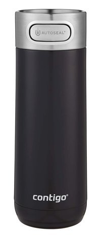 Contigo Luxe Paslanmaz Çelik 470 ml Outdoor Matara Termos Siyah