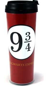 Modaroma Harry Potter 9 3/4 Plastik 380 ml Outdoor Bardak Termos Kırmızı