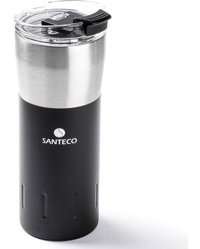 Tantitoni 024-01 Paslanmaz Çelik 500 ml Outdoor Matara Termos Siyah