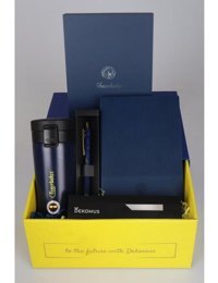 Fenerbahçe Özel Kutulu Paslanmaz Çelik 500 ml Matara Termos Lacivert