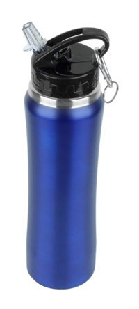 Teknotrust Metal-Çelik 750 ml Pipetli Outdoor Matara Termos Mavi