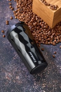 Cooker CKR 2048 Paslanmaz Çelik 350 ml Outdoor Matara Termos Siyah