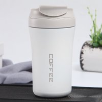 Tuomeng Paslanmaz Çelik 400 ml Outdoor Bardak Termos Beyaz